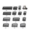 BHUPWZE FC-6P FC-8P FC-10P FC-14P FC-16P to FC-40P IDC Socket 2x5 Pin Dual Row Pitch 2.54mm Connector 10-Pin Cable(24P,15PCS) view 2