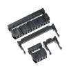 BHUPWZE FC-6P FC-8P FC-10P FC-14P FC-16P to FC-40P IDC Socket 2x5 Pin Dual Row Pitch 2.54mm Connector 10-Pin Cable(24P,15PCS) view 4