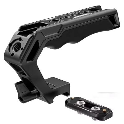 Compatible for Cameras - Quick-Install Top Handle with Side Grip, 48mm Rail Kit for Rabbit Cage Stabilizer(with 48mm Rail)