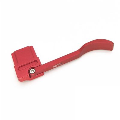 A6700 Foldable Metal Hot Shoe Thumb Up Hand Grip Hotshoe Cover for Sony for Alpha 6700 ILCE-6700 A6700 Camera Thumb-Up Excellent(RED)