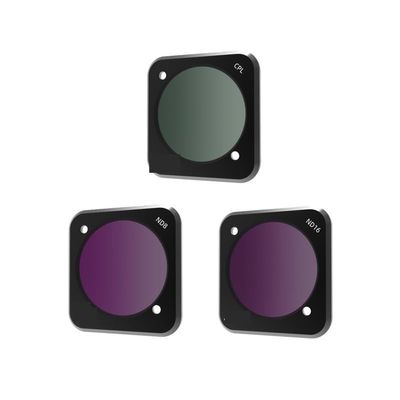 QFFBMTE for DJI Action 2 Camera Lens for Filter Kit Magnetic for SART for UV CPL ND 4 8 16 32 NDPL Set(CPL ND8 ND16)