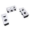 Under Desk Laptop Shelf Space Saving Metal Laptop Mount, Aluminum Alloy Under Desk Storage Mount with Non Slip Face, for Cable Boxes TV Boxes, Fits Up to 1.5in Thick (Silver) view 2