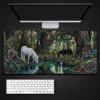 Green Mouse Pad 32 x 12 in Extended Mousepad, Large Desk Mat, Adults Gaming Mouse Pad Horse with Stitched Edges Non-Slip Rubber Base Keyboard Mat, Waterproof Mousepad for Home Office Desk Decor l-6949 view 3