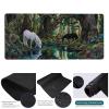 Green Mouse Pad 32 x 12 in Extended Mousepad, Large Desk Mat, Adults Gaming Mouse Pad Horse with Stitched Edges Non-Slip Rubber Base Keyboard Mat, Waterproof Mousepad for Home Office Desk Decor l-6949 view 4