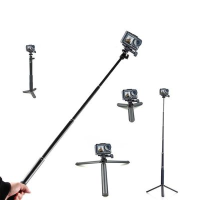STYBMSR for Tripod Selfie Stick Rod Aluminum Alloy Stent 1/4 Screw Fixed Base Mount Holder for DJI for OSMO Action(Extension Rod)