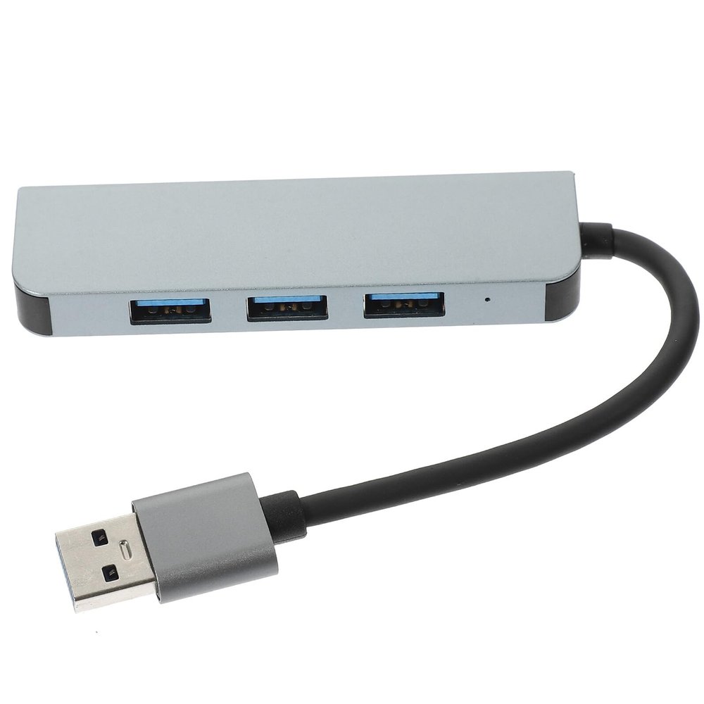 BESPORTBLE USB USB Hub Splitter for Laptop Matte Aluminum with High Durability Fast Data Transfer Up to Portable Multi-Device Connector for Keyboard Mouse Printer