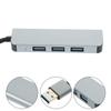 BESPORTBLE USB USB Hub Splitter for Laptop Matte Aluminum with High Durability Fast Data Transfer Up to Portable Multi-Device Connector for Keyboard Mouse Printer view 3