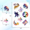100PCS Unicorn Stickers Cute Kawaii Magical Vinyl Waterproof Decals for Scrapbooking, Laptop, Water Bottle, Party Favor, Birthday Gift, Fantasy Rainbow Decor view 4