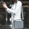 Miskall Carrying Case for 3, PU Leather Protective Storage Bag Shockproof Travel Camera Accessories Bag Grey view 4