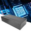 Cufaee Aluminum Alloy Box, Brushed Black Oxide Split Type Cooling Case, Enclosure Electronic Box for Amplifier GPS (300mm Long) view 2