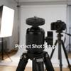 Camera Mount Tripod Head Adapter, 1 / 4in Screw, Aluminum Alloy with 360 Degree Swivel - Durable Ball Head Mount, Easy Adjustment, Ideal for SLR and Mirrorless Photography view 3