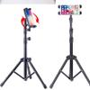 omarando Ipad Tripod Stand. Extendable Height with Adjustable Angle. Versatile Floor Standing Holder for iPad Pro, Mini, Air, Phone or 4.7-12.9" Tablet and Smartphones (Black) view 2