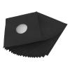12 Inch Record Kraft Paper Jackets, Matte Black Record Sleeves, 350gsm Thick Cardboard Record Covers with Center Hole, Outer Sleeves for 33 Records, view 4