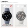 Compatible with Google Pixel Watch 4 45mm Bands/Pixel Watch 3 45mm Band Resin, Bracelet Strap for Pixel 3/4 Watch Band 45mm Accessory Women Man Wristband Replacement with Stainless Steel Buckle view 3