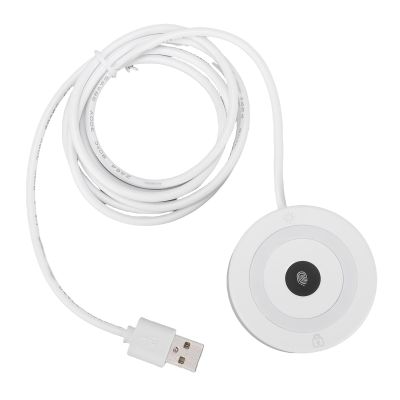 USB Fingerprint Reader Support for Wins 10 11, 360 Degree Touch Control Portable, Non Password Login Small Scanner Recorder PC Laptop