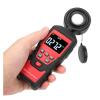 Light Meter, 0-200000Lx Handheld Illuminometer High Accuracy Portable HD Digital Display Light Illuminance Meter Photometer Luxmeter view 4
