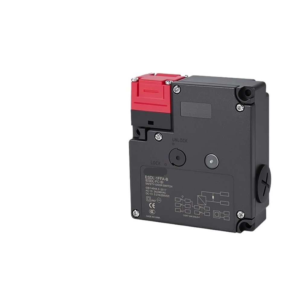 SafetyDoorInterlock Switch Plug-inElectromagnetic Lock LimiSwitch CNC MachineSafety Door LockMechanical Locking(ESDL-1FFA-B)