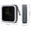 GAPWJNK Cute Black Cat CD Storage Case 40 Capacity DVD Case Holders Disc Wallet Bag for Home Office Travel Car view 2