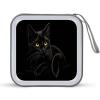 GAPWJNK Cute Black Cat CD Storage Case 40 Capacity DVD Case Holders Disc Wallet Bag for Home Office Travel Car view 3
