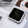 GAPWJNK Cute Black Cat CD Storage Case 40 Capacity DVD Case Holders Disc Wallet Bag for Home Office Travel Car view 4