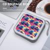 GAPWJNK Colorful Hedgehog CD Storage Case 40 Capacity DVD Case Holders Disc Wallet Bag for Home Office Travel Car view 4