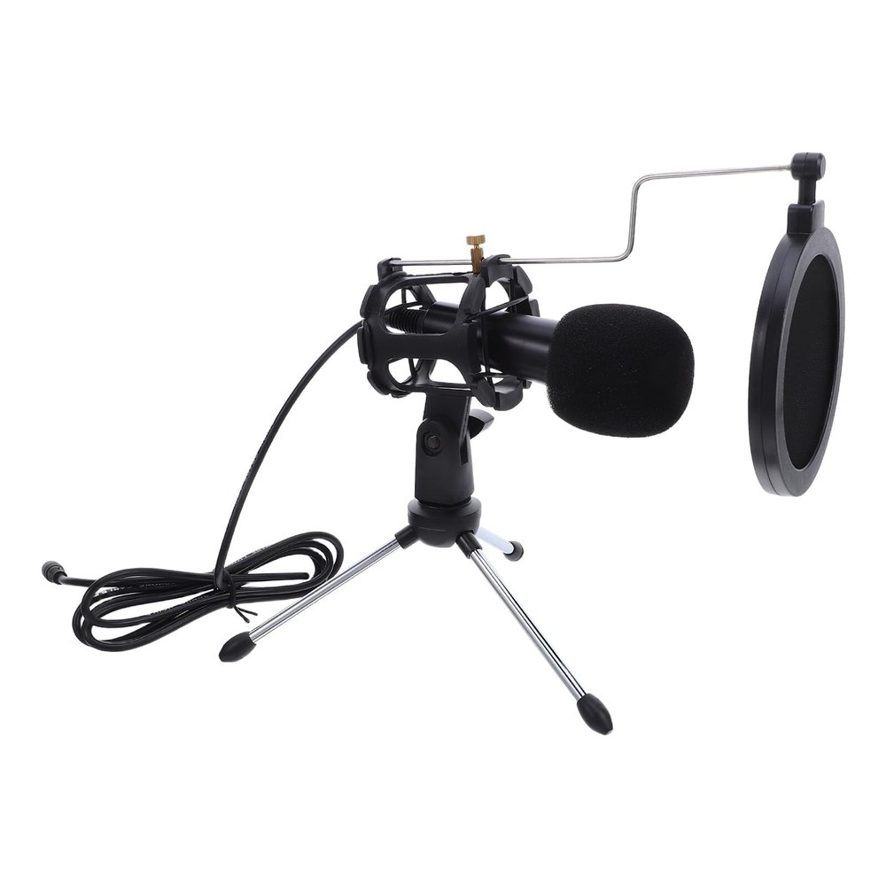 BESPORTBLE Condenser Gaming Microphone for Tripod Stand Directional Mic for Streaming Podcast Recording Sound Capture for Desktop and Laptop
