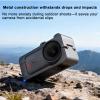 Full-Metal Protective Cage for DJI Osmo Nano Camera for DJI Mic with 1/4"-20 Threaded Hole/Cold Shoe Mount Multiple Expansion Adapter Mounts for Additional Connection Needs (Metal Rabbit Cage Set) view 3