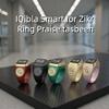 IQibla Smart Zikr Ring, Smart Ring Counter Waterproof Digital Counter & Vibration Reminder, Unisex Azan Alarm Clock Finger Counter for Muslims (Green 20mm) view 4