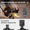 Godox IT32 TTL Camera Flash for Fujifilm with X5F Trigger & Diffuser kit,Magnetic Hotshoe & Trigger 2-in-1,2.4G Wireless,HSS 1/8000s,GN18,LED Modeling Lamp,Colorful Touch Screen,Rotatable Flash Head view 4