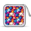 GAPWJNK Colorful Hedgehog CD Storage Case 40 Capacity DVD Case Holders Disc Wallet Bag for Home Office Travel Car view 3
