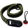 ZCZQC DSLR Camera Quick Release Wrist Strap Adjustable Braided Lanyard 11.81In Length 42G Weight Wrist Strap With Safer Connector Adapter Ring Military Green For Mirrorless Cameras And Video Cameras view 3