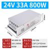 KLVN DC Regulated Power Adapter MS-800-24V33A12V36V48V Adapter 220V to 60V(MS-800-24 24V33A) view 2