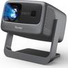 [3500 ANSI/ Official Apps/65W Audio] Outdoor 4K Projector with WiFi and Bluetooth, Auto Focus, Auto Keystone Smart Projector Support DoIby Audio, 2026 Upgrade GO2 Short Throw Projector with 360Stand view 1