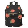 Bolaz Women Fashion Travel Backpack Laptop RucksackCasual Daypack Shoulder Bag-Strawberry Flower Pattern view 1