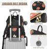 Bolaz Women Fashion Travel Backpack Laptop RucksackCasual Daypack Shoulder Bag-Strawberry Flower Pattern view 4