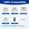 12mm 0.47 Laminated White Tape Tz-231 Compatible for Brother Label Maker Tape TZe-231 P-Touch TZ TZe 1/2" Black on White TZE231 for PT-D220 D210 H110 D200 D400 1280 D610BT Refills, 100-Pack view 3