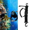 RSHuiOUXX Durability Diving Lanyard with Quickly Release Buckles Spring Coils Tethers for Underwater Camera Diving Light view 2