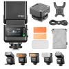 Godox iT32 Camera Flash + X5-F Magnetic Base Compatible with Fuji Cameras,TTL HSS +LED Lamp,X5 Serves Hotshoe + Trigger in One Base,Wireless Control Other Godox X System Flashes view 1