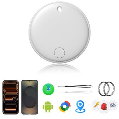 Tracker Smart Tags for Key,Backpack,Luggage White