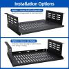 Patioer Under Desk Computer Mount or Small Form Factor Computers SFF and PCs, Fit for Laptop PlayStation 4 PS4 Slim PS4 Pro Gaming (16.9" W x 4.2" H x 12" D) view 2