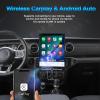 16.2" Android 15 Car Radio for Jeep Wrangler 2018-2022 Stereo Upgrade Tesla Style Dash IPS Touch Screen GPS Navigation Head Unit Audio Multimedia Player Wireless Carplay (12-256GB) view 4