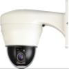 CATHWEIR Professional PTZ Dome Security Camera, MINI High Speed Surveillance Camera with Wall Mount, White view 1