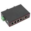 CHICIRIS 5 Port Ethernet Switch DIN Rail Mounting Industrial Grade Design Redundant Power for Fast and Reliable Connections view 2