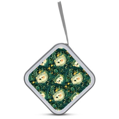 GAPWJNK Hedgehog CD Storage Case 40 Capacity DVD Case Holders Disc Wallet Bag for Home Office Travel Car