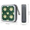 GAPWJNK Hedgehog CD Storage Case 40 Capacity DVD Case Holders Disc Wallet Bag for Home Office Travel Car view 2