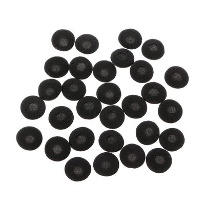 30Pcs Comfortable Earpads for Headset 15mm-20mm Earmuffs Memory Foam Cover Headphone Pads Repairing Parts