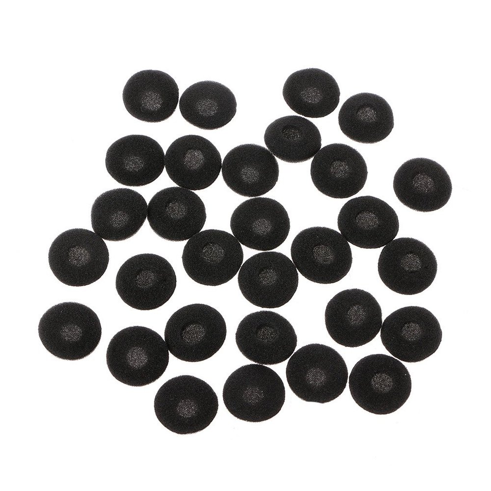 30Pcs Comfortable Earpads for Headset 15mm-20mm Earmuffs Memory Foam Cover Headphone Pads Repairing Parts
