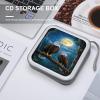 GAPWJNK Eagle Moon Forest CD Storage Case 40 Capacity DVD Case Holders Disc Wallet Bag for Home Office Travel Car view 4