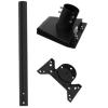 RSHuiOUXX Multiple Surfaces Installation for Satellite Antennas 360 Degree Rotatable Bracket Stand for Secure Mounting view 3