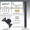 RSHuiOUXX Multiple Surfaces Installation for Satellite Antennas 360 Degree Rotatable Bracket Stand for Secure Mounting view 4